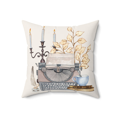 The Writer Square Pillow