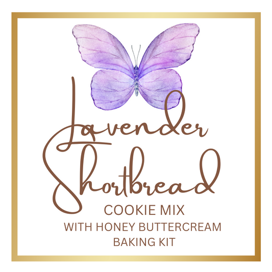 Lavender Shortbread Cookie Mix with Whipped Honey Buttercream