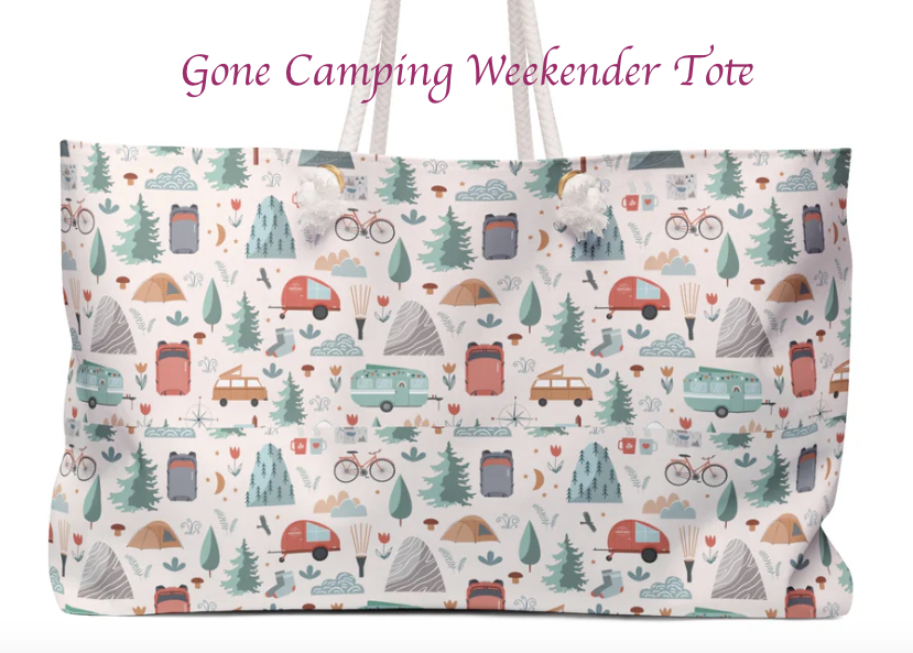 Gone Camping Weekender Bag